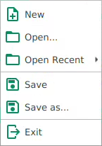 file menu
