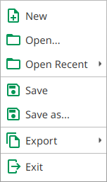file menu