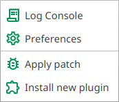tools menu