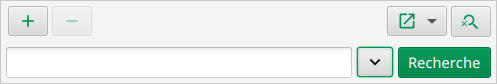 Menu Recherche