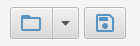 Main application toolbar